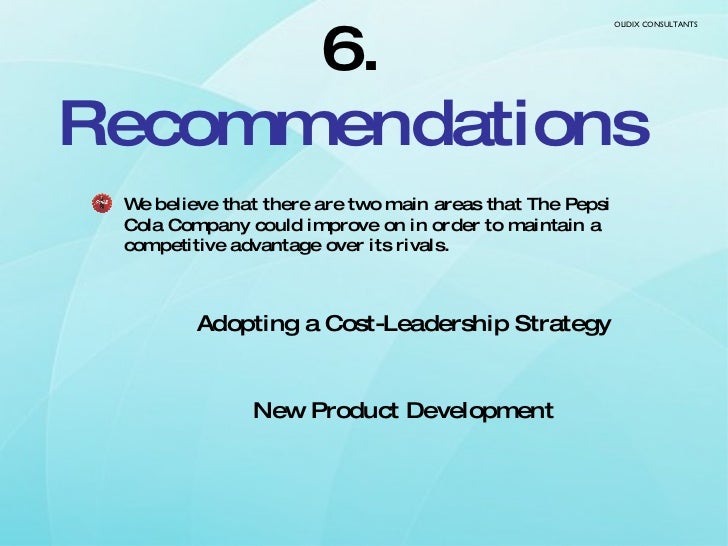 pepsi business plan pepsico focus strategy
